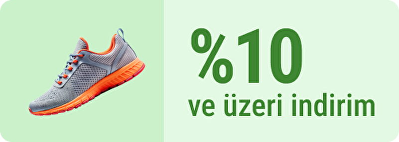 %10 ve üzeri indirim