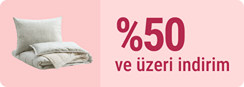 %50 ve üzeri indirim